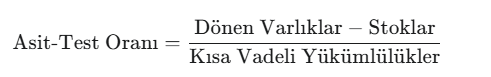 Asit-Test Oranı