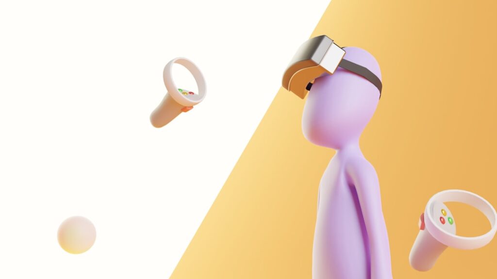 1. Bir avatarların Metaverse'de etkileşimde bulunduğu dijital şehir manzarası.